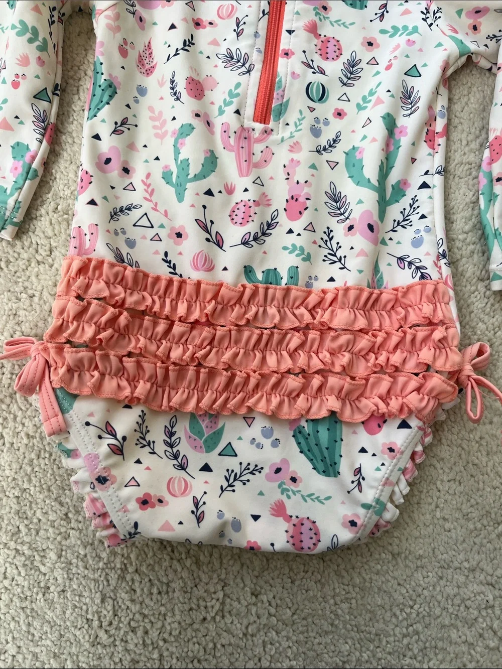 Ruffle Butts 12-18 M Cactus Bathing suit